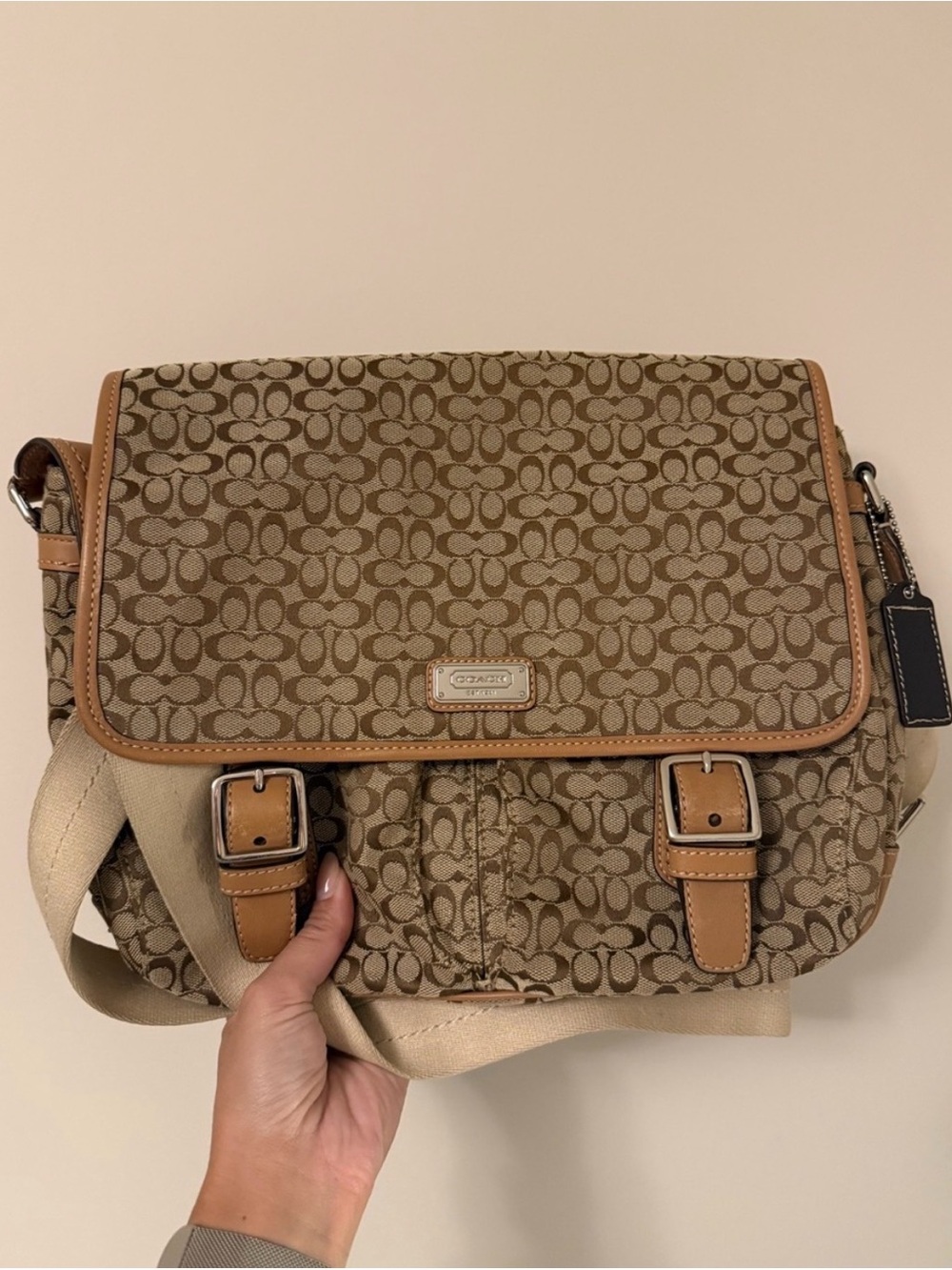 COACH Signature Messenger Bag